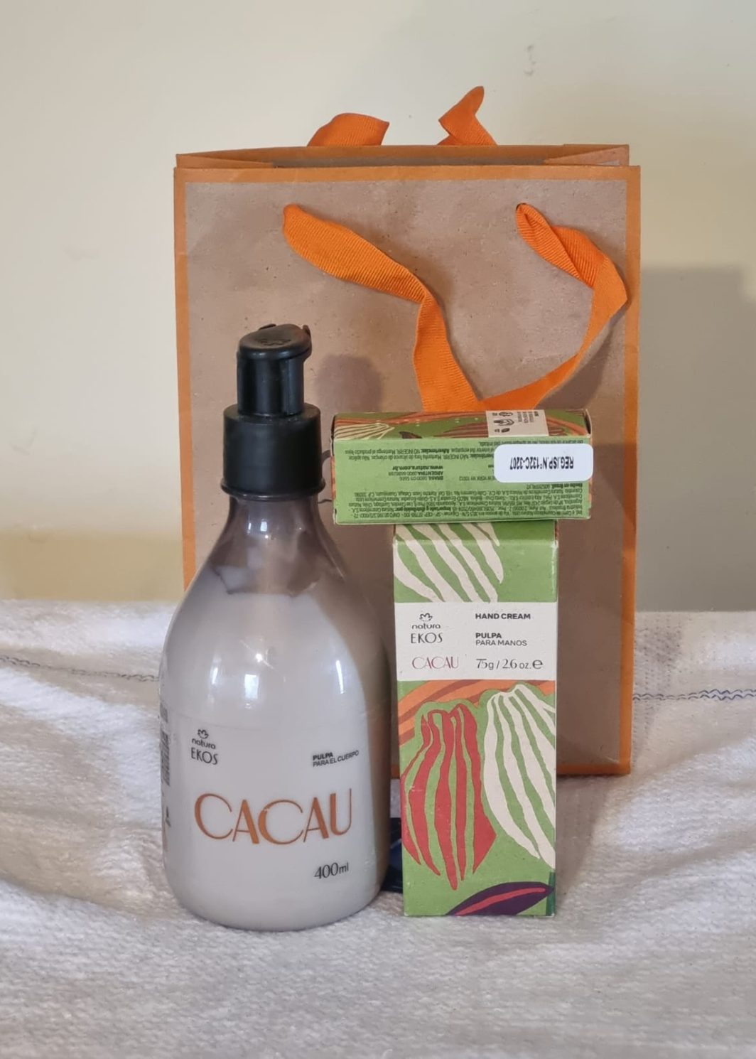 Set Cacau (Pulpa Corporal 400 ml + Crema de Manos 75 g)